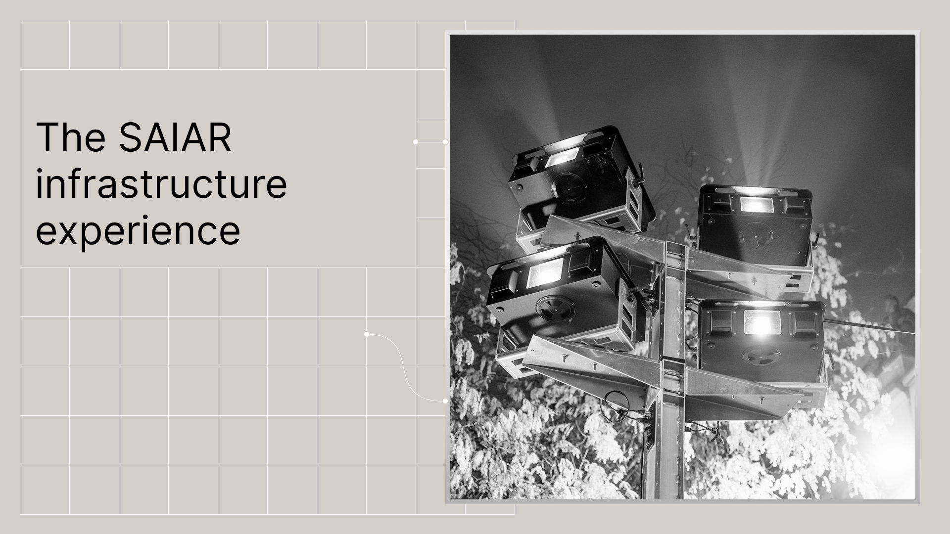 The SAIAR Infrastructure Experience
